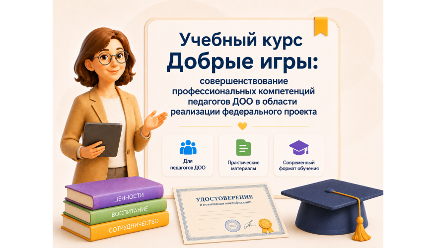Образовательная программа для педагогов ДОУ
